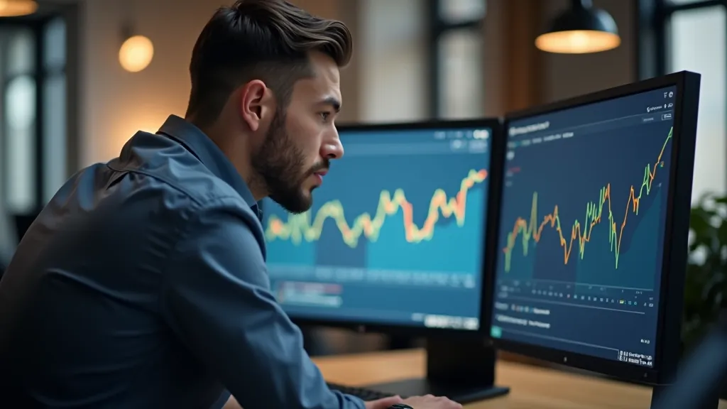 Tīmekļa dizainers strādā pie lietotnes saskarnes uz datora monitora, uz galda ir skices un krāsu paraugi